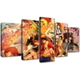 thumbnail image 2 of 5 Cuadros Decorativos One Piece Personajes Canvas Listo Para Colgar Jungle Art Impresion Tela Arte, 2 of 8