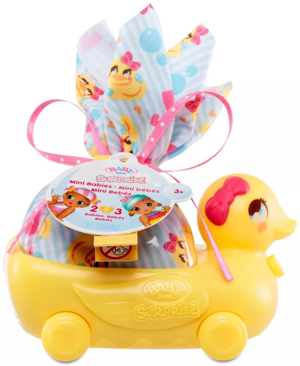 Pack 3 Yellow Baby DUCK Dolls House Miniature Nursery Accessory Toy 