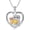Animal 2, variant on 925 Sterling Silver Necklaces with Opal in the Animal Collection for Men and Women Sloth/Owl/Hedgehog/Bear/Chicken/Dinosaur/Elephant/Hamster/Koala/Capybara/Hen