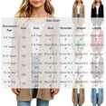 thumbnail image 2 of Girls Cardigan Sweaters with Pockets Button Down Warm Lightweight Casual Kids Fall Winter Long Jacket Khaki 10, 2 of 3