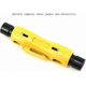 thumbnail image 2 of Double Ended Coaxial Cable Stripper Tool for RG59, RG6, RG7, RG11 Wire Cutting and Stripping, 2 of 5