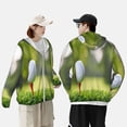 thumbnail image 4 of Balery golf ball perched on a tee Sudadera ligera de manga larga con capucha y protección solar UPF 50+ para hombre y mujer, ideal para pesca y running-XX-Large, 4 of 7