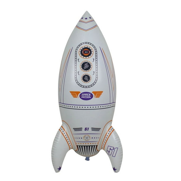 Rocket Ship Inflatable 30 inch glow in the dark educational gift set