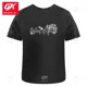 thumbnail image 5 of Camiseta de manga corta para hombre Camisa de algodón con letras personalizadas Bandera de Brasil XXXL familiar negra envío directo, 5 of 6