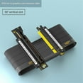 thumbnail image 3 of Full Speed PCIE-E16X to 16X 4.0 Graphics Card Extension Cable PCI Express GPU Expansion Card Adapter Card Extender A, 3 of 5