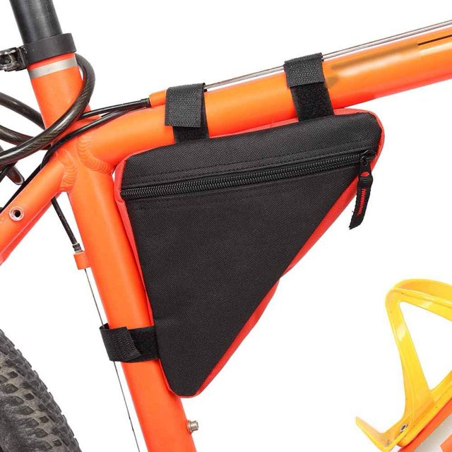 AIGIA Bike Triangle Frame Bag Bicycle Cycling Storage Triangle Top Tube Front Pouch Saddle Bag for Road and Mountain Bikes