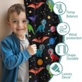 thumbnail image 3 of Blackout Kids Curtains,Black Cartoon Space Dinosaurs Pattern Childrens Insulated Curtains Set Of 2,Bedroom Essentials,Toddler Room Decor 42"x54", 3 of 5