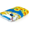 thumbnail image 2 of Serviette de Plage/douche 100 % Coton pour Chaton/chat avec Papillons, 2 of 2