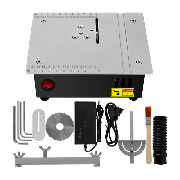 DOLITY Mini Desktop Electric Saw Handmade Mini Table Saw Mini Hobby Table Saw for Small