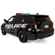thumbnail image 4 of All Star Toys 2022 Ford Explorer Police Interceptor Utility Promoción 1:24 Coche modelo fundido a presión exclusivo Motormax 76992, 4 of 5