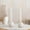 A, variant on Modern Ceramic Candlestick & Aroma Diffuser Holder - White Matte Tabletop Ornament,for Living Room, Entrance Hall & Home Decor,B