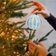 thumbnail image 1 of Christmas 8cm Christmas Tree Foam Pendant Christmas Decorations Pearl Hanging Colored, 1 of 7
