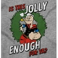 thumbnail image 2 of Funny Popeye Jolly Enough Christmas Crewneck T Shirts Boy Girl Teen Brisco Brands XS, 2 of 6