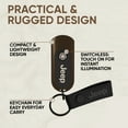 thumbnail image 5 of Jeep Mini LED Keychain Flashlight with Touch Tech, Bright 25 Lumens, Compact and Lightweight Pocket Light for EDC, Travel and Emergency Use, 5 of 11