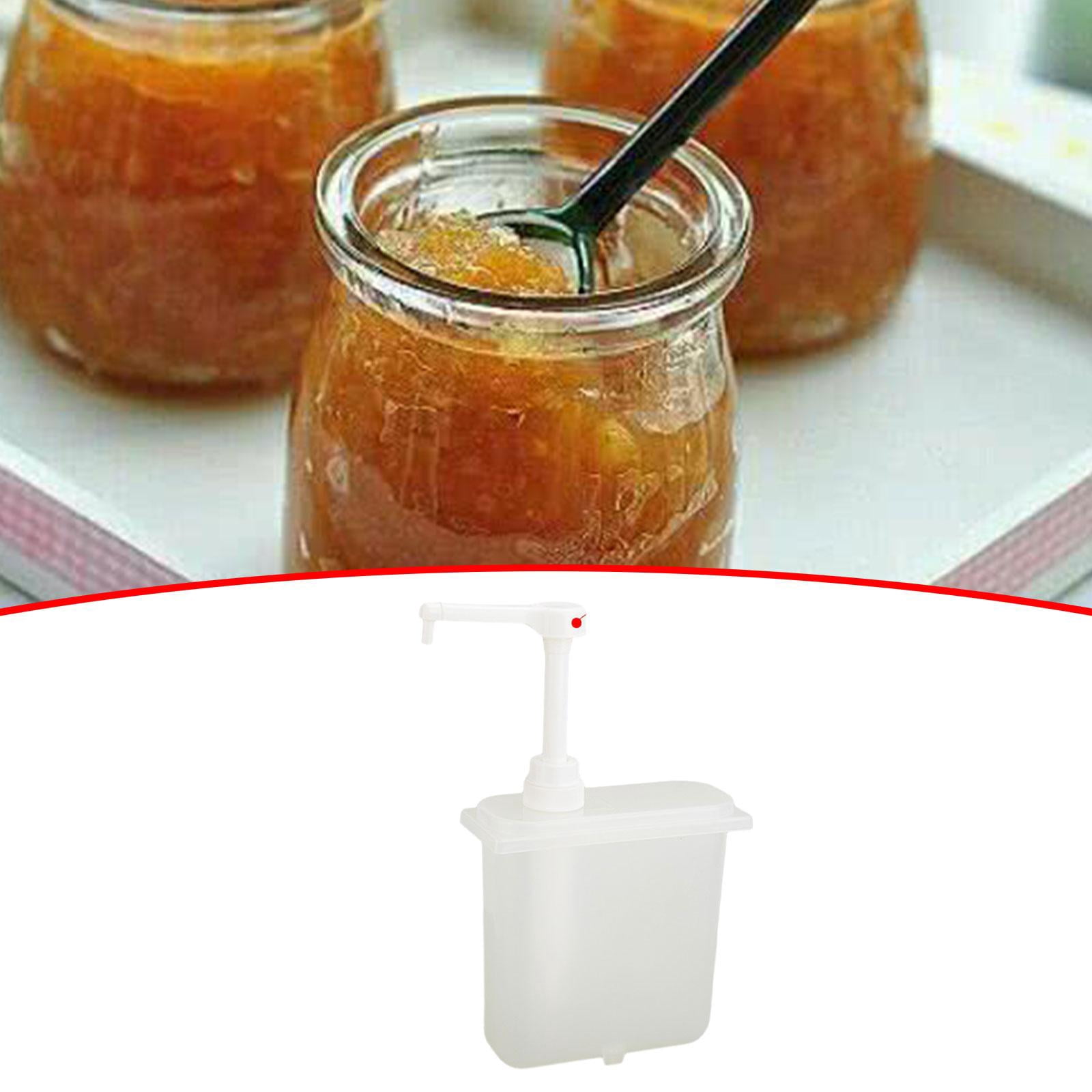 Baoblaze Condiment Pump Sauces Pump Bottles Salad Syrup Bottle for Kitchen Restaurant 1L