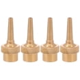 thumbnail image 1 of 4pcs Brass Fountain Nozzle Fixed Direction Jet Water Spray Head (Golden), 1 of 8
