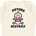 thumbnail image 4 of Inktastic Future Actuary Baby Girl Girls Long Sleeve Baby Bodysuit, 4 of 5