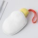 thumbnail image 5 of Bolsa de jabón con red espumosa de doble cara para baño, limpiador facial, bolsa de red espumosa tipo sándwich, bolsillo para jabón., 5 of 5