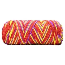 SLYNSHome Multicolor Chenille Yarn,Braideds Yarn warm soft comfortable and skin-friendlyfor for DIY Knitting Blanket Yarn Suitable for Weaving Clothes Hats Shoes Scarves Dolls