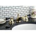 thumbnail image 5 of Kingston Brass Restoration Onyx Widespread Lavatory Faucet With Black Porcelain Lever Handle, Oil Rubbed Bronze, 5 of 7