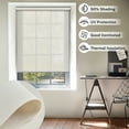thumbnail image 4 of Keego Cordless Roller Shades Light Filtering Blinds for Windows Room Darkening Rolled Up Shades UV Protection Window Shades Door Blinds for Home and Office(Ivory, 31"W x 72"H), 4 of 8