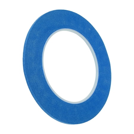 Unique Bargains Painters Tape Easy Removal 5500x0.3x0.01cm / 60.15 Yards x 0.12 Inches x 140um Masking Master Tape Blue