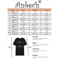 thumbnail image 2 of Anbech Shoulder Drop Shirt for Women Oversized Tshirt V Neck Casual Solid Loose Fit Short Sleeve Top, 2 of 3