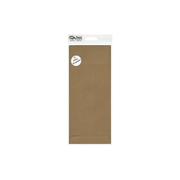 Envelope #10 Policy 10pc Brown Bag