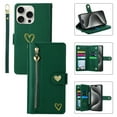 thumbnail image 1 of For Iphone 15 Pro Pola Love Multi-Card Slots Zipper Wallet Leather Phone, iPhone 14, 1 of 7