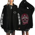 thumbnail image 5 of Otoño chaqueta con cremallera Anime Jujutsu Kaisen Sudadera con capucha con cremallera ropa de calle hombres mujeres sudaderas Harajuku ropa Casual Unisex, 5 of 5