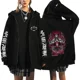thumbnail image 5 of Otoño chaqueta con cremallera Anime Jujutsu Kaisen Sudadera con capucha con cremallera ropa de calle hombres mujeres sudaderas Harajuku ropa Casual Unisex, 5 of 5