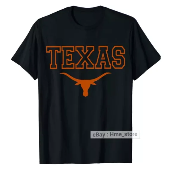 Hot Trending T-Shirt With Texas Longhorns T-Shirt Bull Head Proud Texans Texas State Tx Tee Usa Western