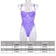 thumbnail image 4 of Sexy mono de encaje con encanto mono suave con tirantes para mujer, M, morado sidaley XX000118-04, 4 of 7