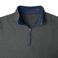 thumbnail image 7 of TOUMENY Men Zip Up Sweater High Neck Long Sleeve Solid Casual Comfy Slim Fit Pullover Fashion Knit Fall Winter Layer Tops Jacket Gray XL, 7 of 7