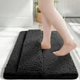 thumbnail image 6 of kkbbma under $5 Bath Mat for Drying The Dorsum of The Feet, Extra Soft Absorbent Chenille Bath Rugs, Machine Washable Bath Mats for Bathroom Floor, Tub and Shower, Home Decor Accessories, 6 of 9