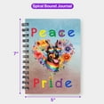 thumbnail image 5 of Peace Love Pride Doberman Pinscher with Rainbow Sunglasses LGBT LGBTQ+ Spiral Bound Journal Doberman Dog Lover Gifts 5x7in Spiral Notebook - 01004, 5 of 5