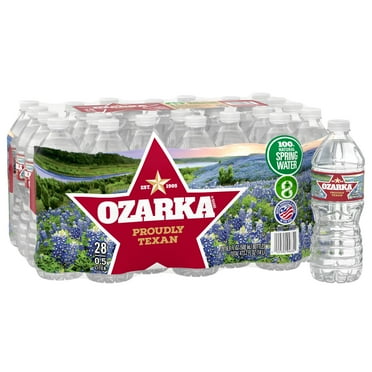 OZARKA Brand 100% Natural Spring Water, 16.9-ounce plastic bottles (Pack of 28)