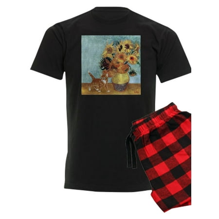

CafePress - Kittensunflr11 Pajamas - Men s Dark Pajamas