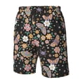 thumbnail image 2 of Yiaed Floral Insects Print Men's Swim Trunks with Lining Quick Dry Sports Shorts Beach Shorts Boardshorts-X-Large, 2 of 5