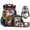 Baseball Batter Splash, variant on Yspwyqan Baseball Batter Splash 4Pcs Backpack Set with Lunch Box Pencil Case Water Bottle, 17 Inch Multi-Pocket Lightweight Boys Backpack Set for Elementary Middle School