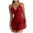 thumbnail image 2 of uublik Lingerie Set for Women Sexy Naughty Sexy Naughty Bodysuit Lace Babydoll Plus Size, 2 of 5