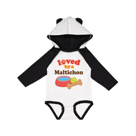 

Inktastic Maltichon Dog Gift Gift Baby Boy or Baby Girl Long Sleeve Bodysuit