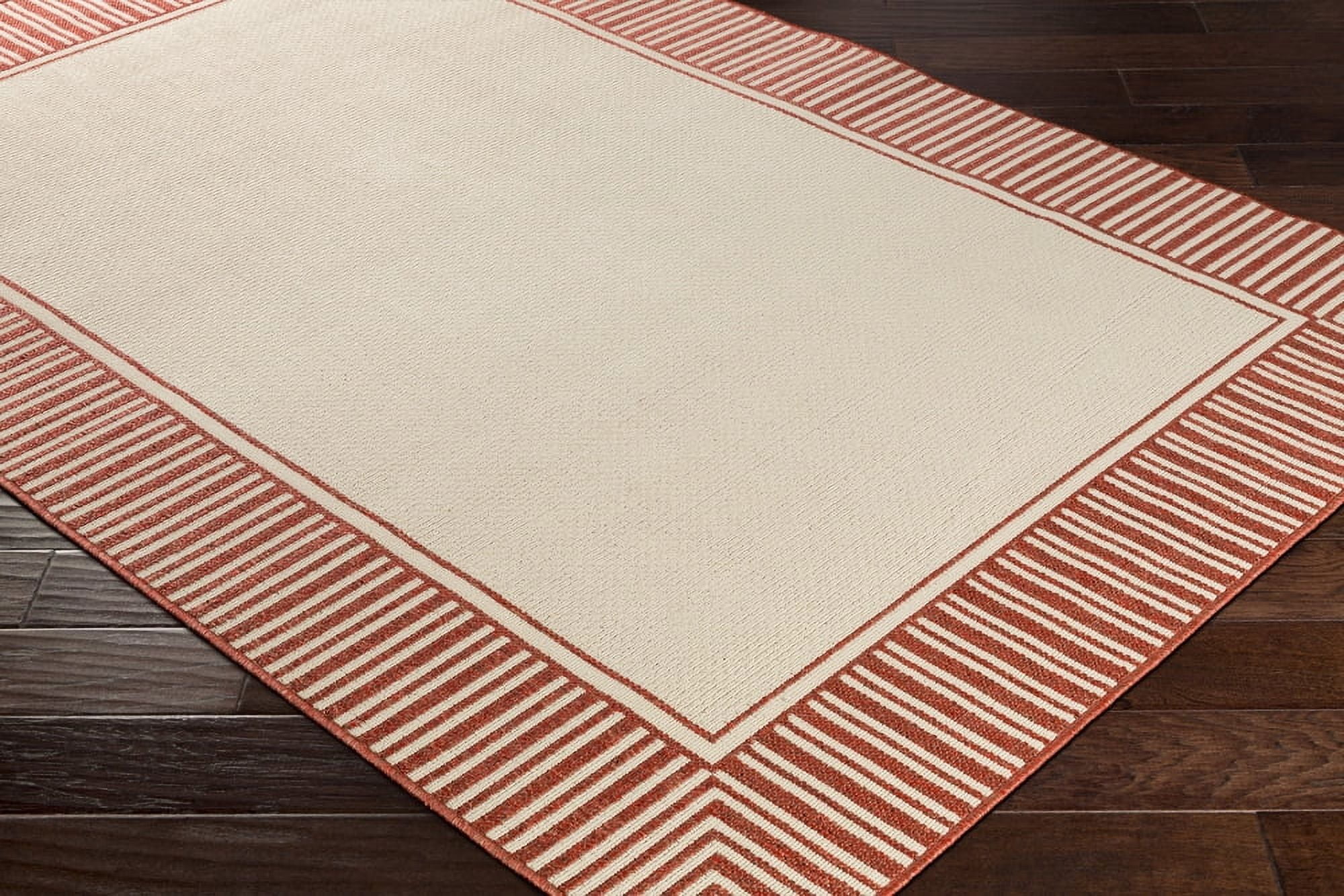 Livabliss Outdoor Rugs, 2x12 Alfresco Cottage Rust Runner Area Rug for Patio, Porch, Deck, Backyard, Waterproof Indoor Outdoor Carpet (2'5" x 11'10" Runner)