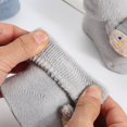 thumbnail image 6 of Baozhu 8 Pairs Baby Anti Slip Socks with Grips Cute Plush Cartoon Gripper Socks Warm Non-skid Toddler Socks for 0-1 Years Infant Boys Girls, 6 of 12