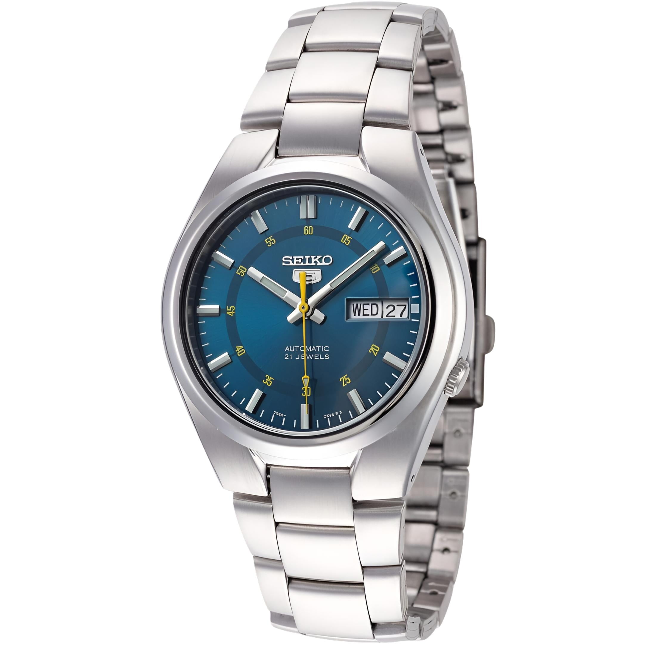 Seiko 5 Automatic Men's Watch, 21 Jewels, Day and Date Display, Made in  Japan, Model SNKL41J1 - Walmart.com