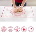 thumbnail image 3 of Trayknick Non-Stick Silicone Baking Dough Pad Sheet Rolling Pastry Liner Mat Bakeware, 3 of 8