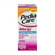 6 Pack PediaCare Children's Allergy Liquid Bubble Gum 4 oz Each