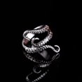 thumbnail image 1 of Frog Toad Animal Rings for Women men Artistic Design Retro Opening Resizable Unisex Female Statement Rings Silver Color Gift Punk Octopus-1 Resizable, 1 of 6