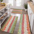 thumbnail image 2 of Pioneer Flower Floral Print Pattern Kitchen Rugs Sets Of 3,Kitchen Runner Rugs Non Skid Washable,Decorative Kitchen Floor Mats for Kitchen,Sink,Laundry,17"x30"+ 17"x47" + 17"x59", 2 of 6