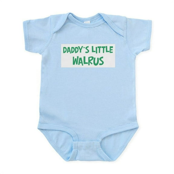 CafePress - Daddys Little Walrus Infant Bodysuit - Baby Light Bodysuit, Size Newborn - 24 Months